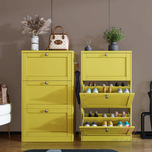 MESAM Shaker Shoe Cabinet For Hallway
