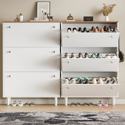 MESAM 3 Door Narrow Shoe Cabinet